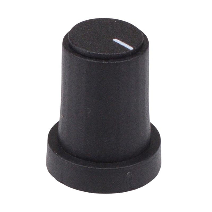 Black 6mm D Shaft Knob 18 x 14mm CLIFF K85