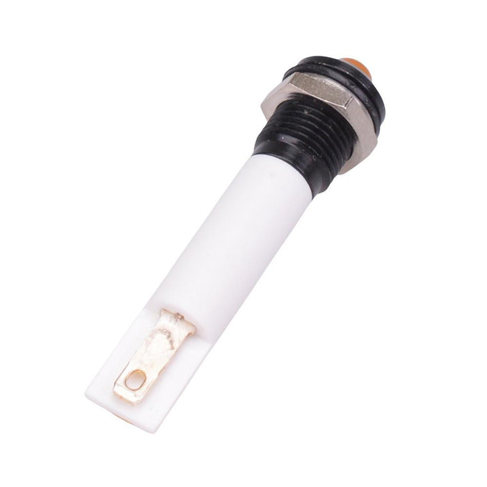 Q8P1BXXHO110E Hyper Bright Orange Prominent 8mm 110VAC LED Panel Indicator IP67 APEM