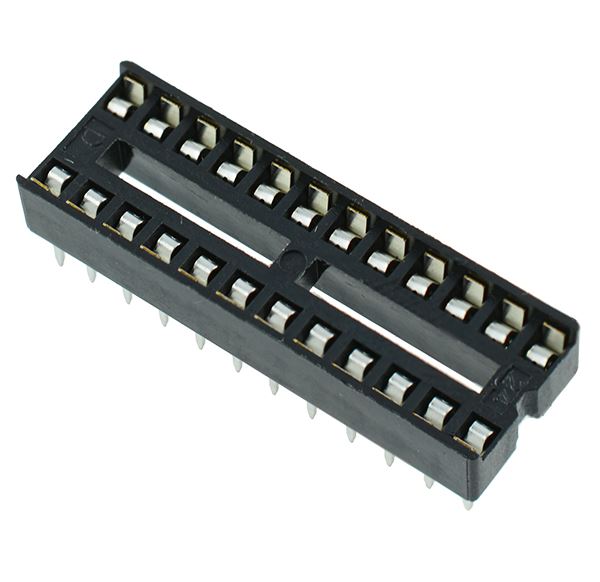 24-Pin DIP IC Socket 7.62mm