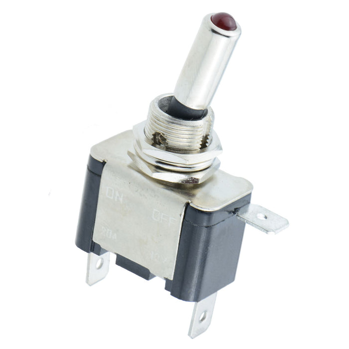 Green LED On-Off Toggle Switch SPST