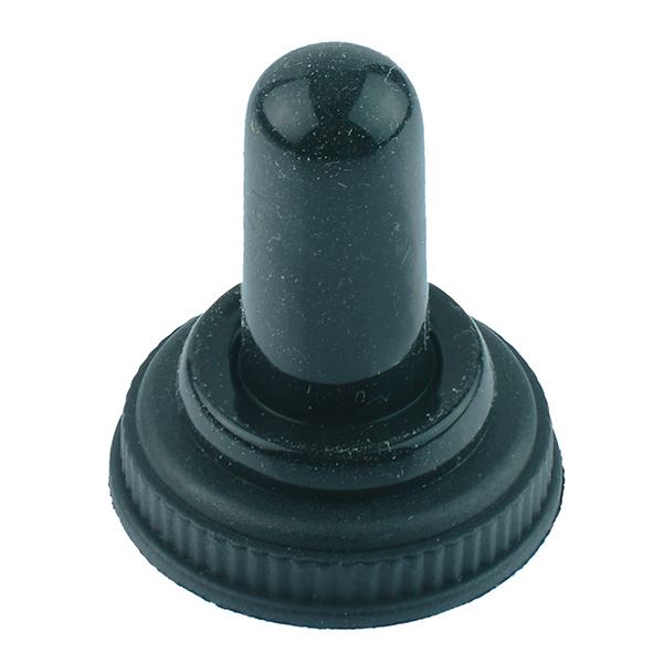Black Rubber Cap for Standard Toggle Switches