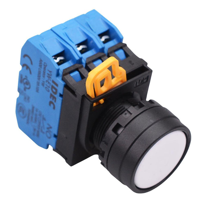 YW1B-M1E30W White 22mm Momentary Push Button Switch 3NO IP65 IDEC