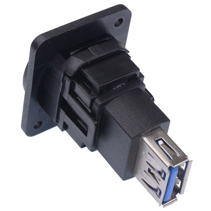 XLR Feedthrough Connector USB 3.0 A to USB 3.0 A CP30205NX