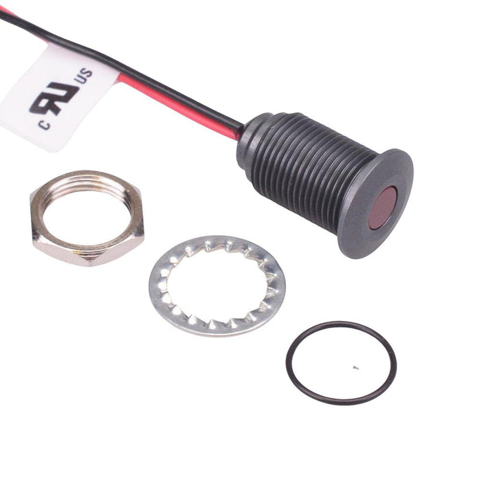 Q10F5ACXXR02E Red 10mm 2.2VDC LED Panel Indicator IP67 APEM