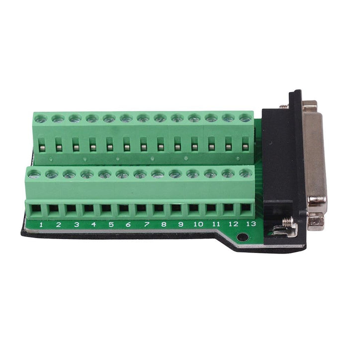 25 Way Female D Sub Connector with Terminal Blocks
