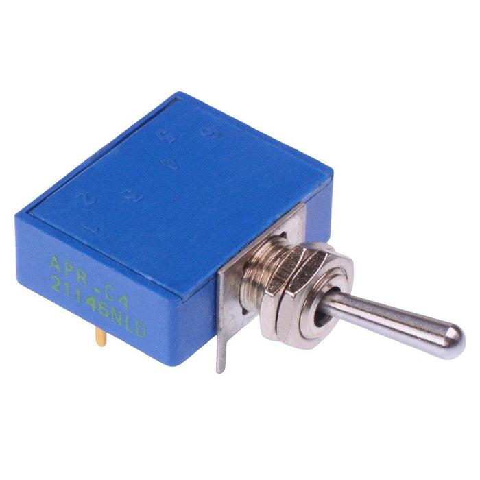 21146NLD APEM On-On Low Profile PCB Toggle Switch DPDT 100mA 30VDC