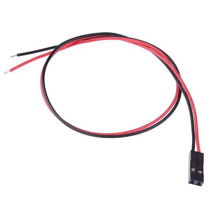 2 Way 2.54mm Prewired PCB / LED Connector Harness 30cm