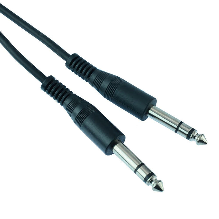 3m 6.35mm Stereo Plug to Plug Audio Cable Lead