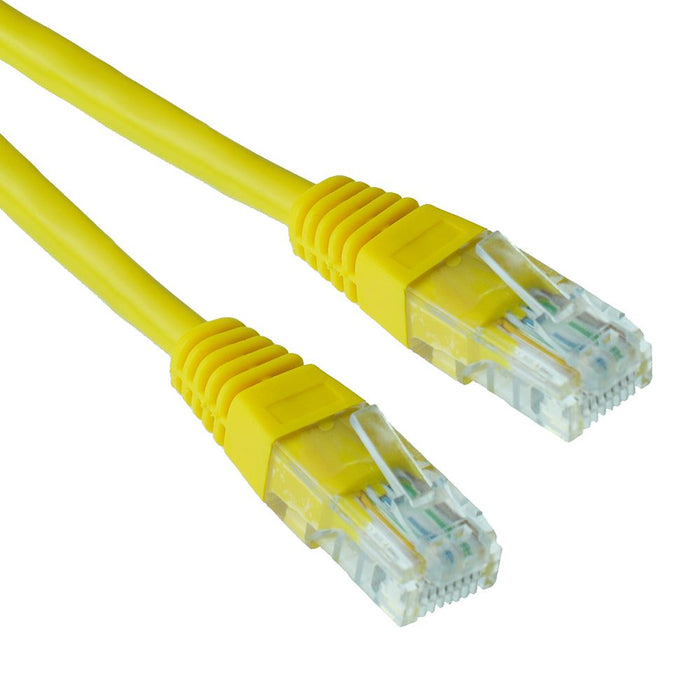 Yellow 7m RJ45 Ethernet Network Cable Lead