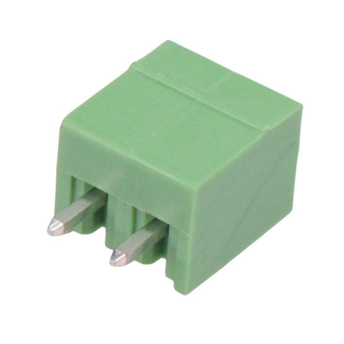 2-Way 3.81mm Vertical PCB Header Closed Ends 8A 300V