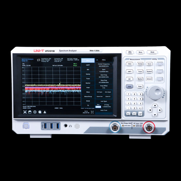 UTS1015T Touch Screen Spectrum Analyzer 9kHz-1.5GHz Uni-T