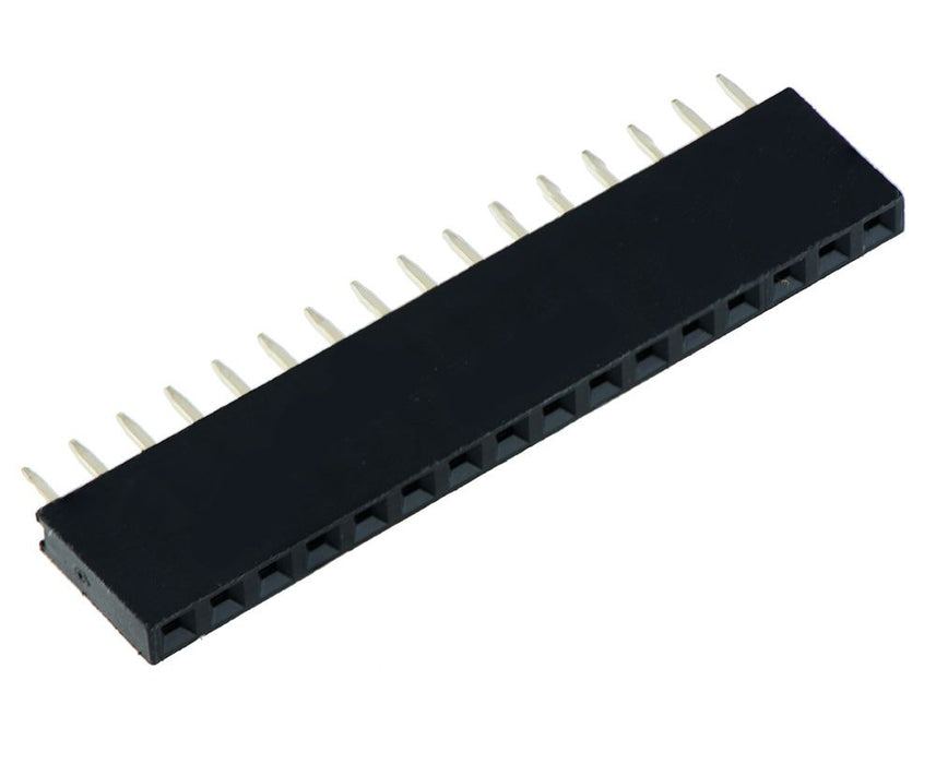 16-Way Single Row PCB Socket 2.54mm