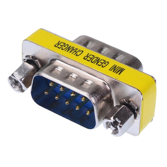 9 Way D Sub Male to Male Adapter Connector