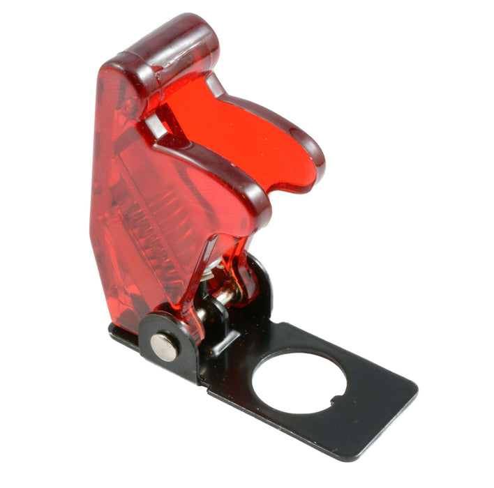Red Transparent Missile Style Toggle Switch Cover