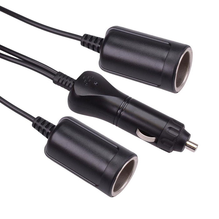 2 Way Fused Cigarette Lighter Socket Splitter 5A 12V A13-26B23A2-J7Z