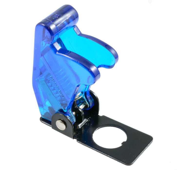 Blue Transparent Missile Style Toggle Switch Cover
