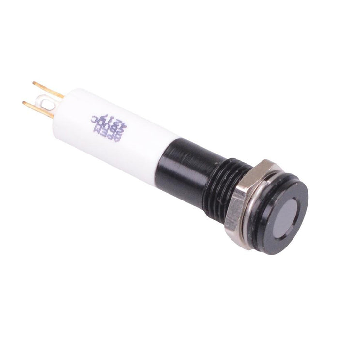 Q8F1BZZRYG28 Red / Green / Yellow Flush 8mm 28VDC LED Panel Indicator APEM