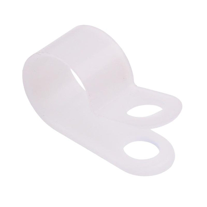 9mm Natural Nylon P Clip - Pack of 100