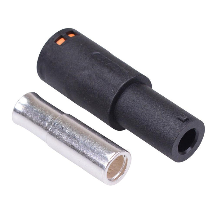 LCA60-F Black Female 1-Pin Silver Plated Connector 55A AMASS