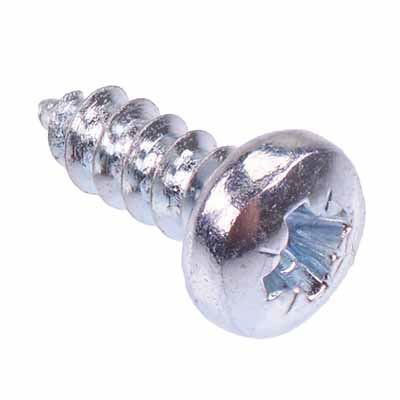 2.9x8mm Pozidrive Pan Head Self Tapping Screw - Pack of 100