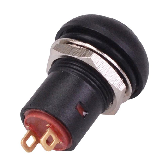 Red On-Off Latching 12mm Round Push Button Switch SPST IP67