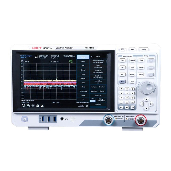 UTS1015B Touch Screen Spectrum Analyzer 9kHz-1.5GHz Uni-T