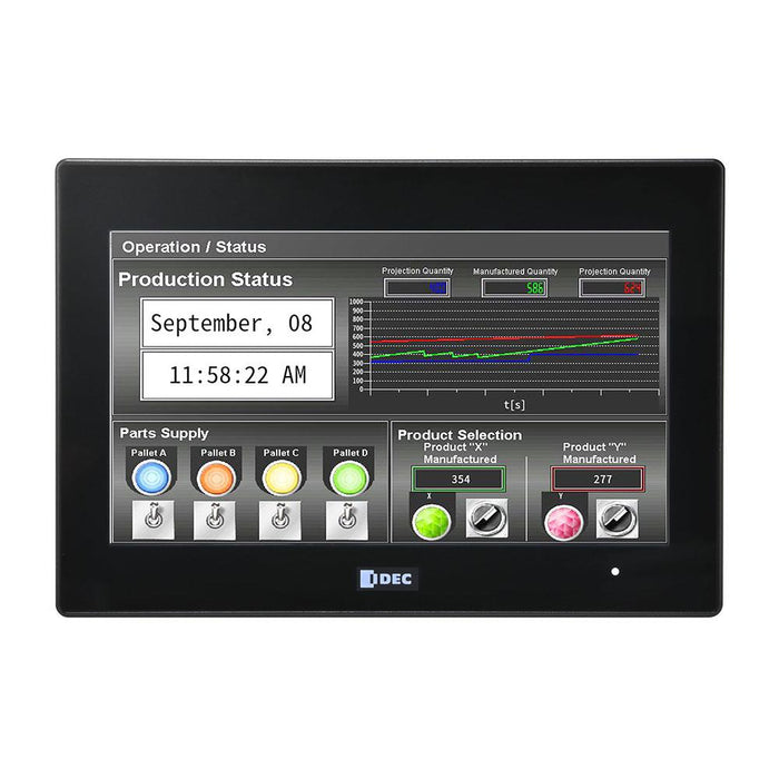 FT2J-7U22RAF-B 7" Touch Screen Display Integrated PLC IDEC