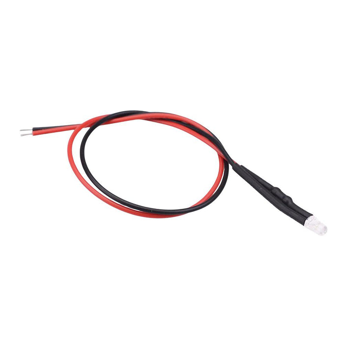 Red & Blue Flashing Prewired 3mm LED