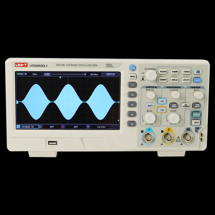 UTD2052CL+ Digital Storage 2 Channel Analog Oscilloscope 50MHz Uni-T