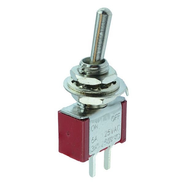 On-Off Miniature PCB Toggle Switch SPST