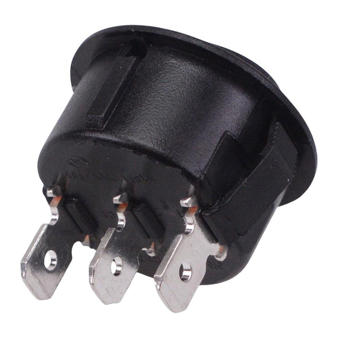 On-Off-On Round 20mm Rocker Switch SPDT 16A 250VAC