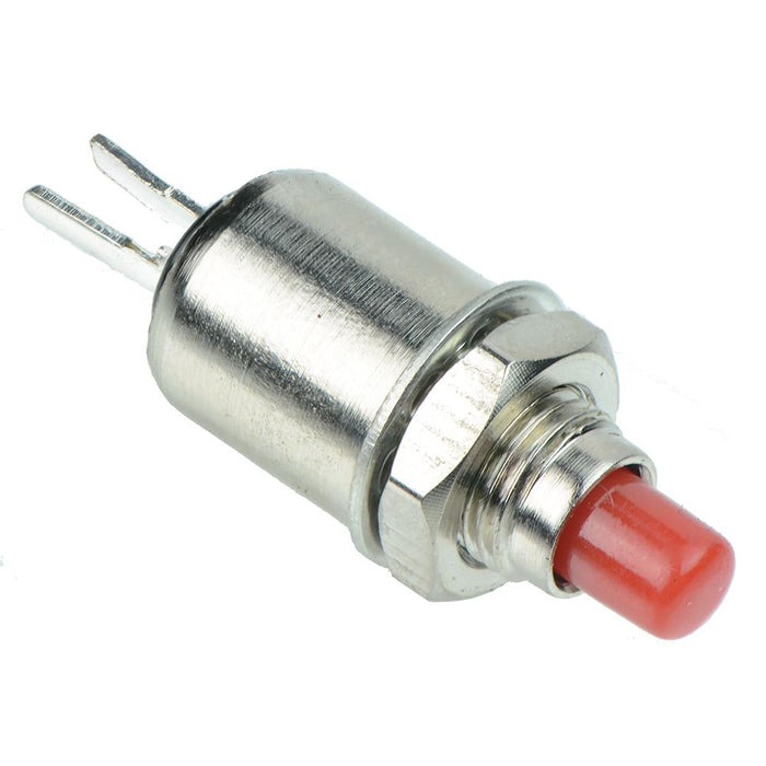 Red Microminiature 5mm Momentary Off-(On) Push Button SPST 0.5A