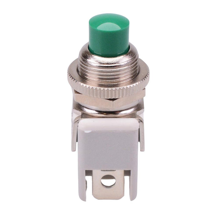 1212A3 APEM On-(Off) Green Momentary Push Button Switch SPST-NC 8A