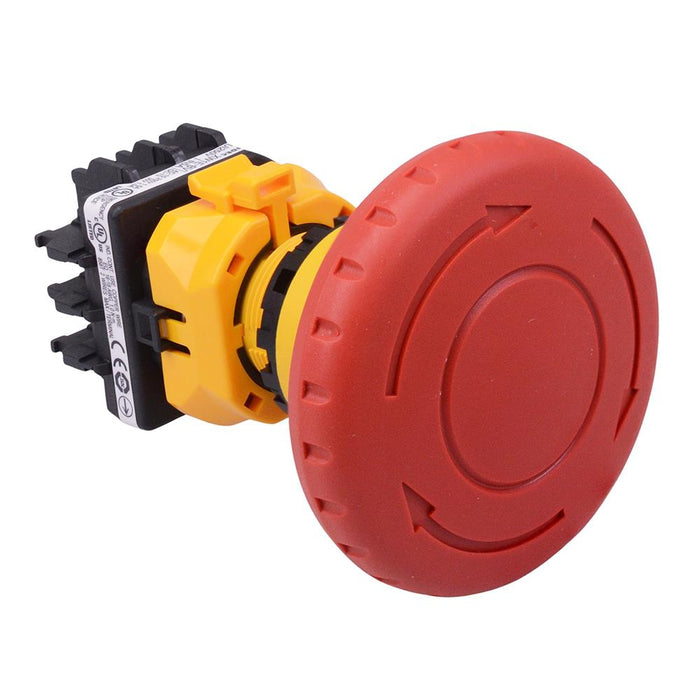 XW1E-BV502M-R 22mm Emergency Stop Switch 60mm Mushroom 2NC IDEC