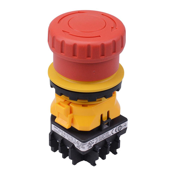 XN1E-BV422MR 30mm Emergency Stop Switch 40mm Mushroom 2NO-2NC IP65 IDEC