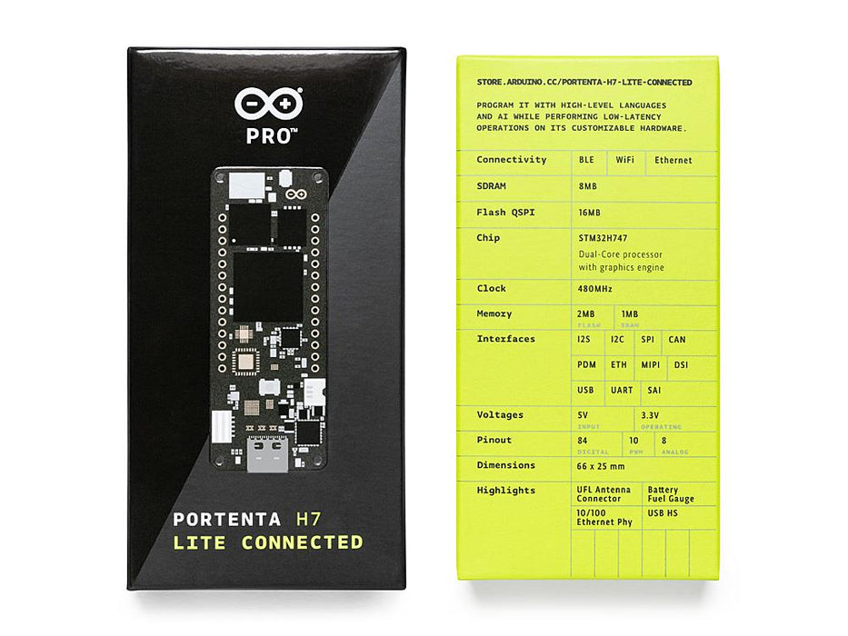 Arduino® Portenta H7 Lite Connected