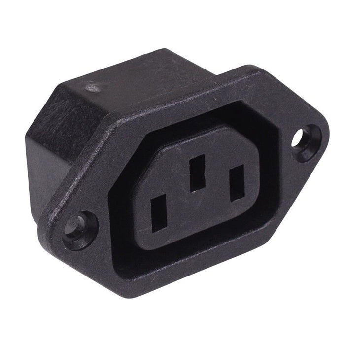 FC68138 Panel Mount IEC C13 Output Socket 6A 250V CLIFF