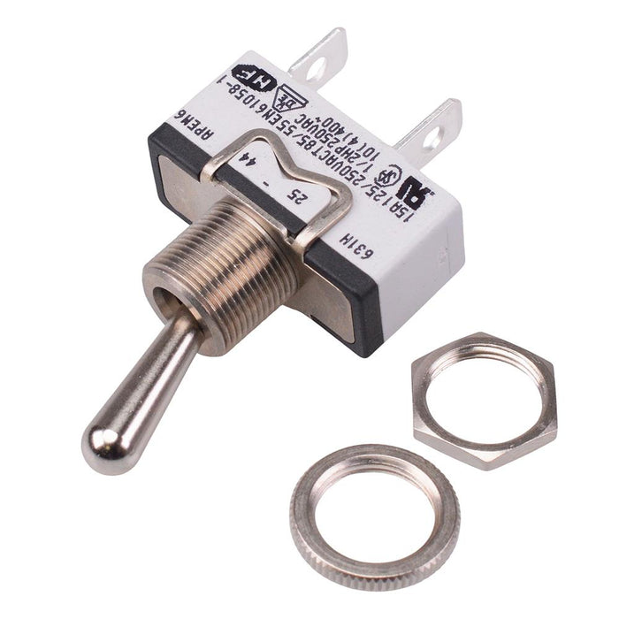 631H/2 On-Off Toggle Switch SPST 250V 15A APEM
