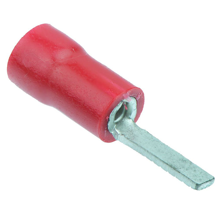 Red 9mm Blade Terminal Crimp Connector (Pack of 100)