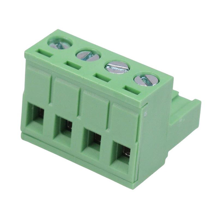 4-Way 5.00mm Right Angle Pluggable Terminal Block 15A 300V