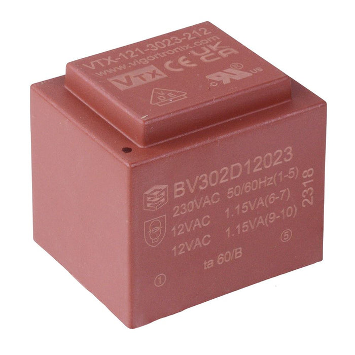 12V 2.3VA Encapsulated PCB Transformer 230V VTX-121-3023-212