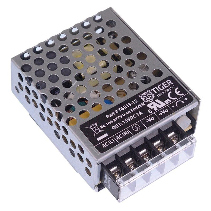 15VDC 1A 15W Industrial Enclosed Power Supply