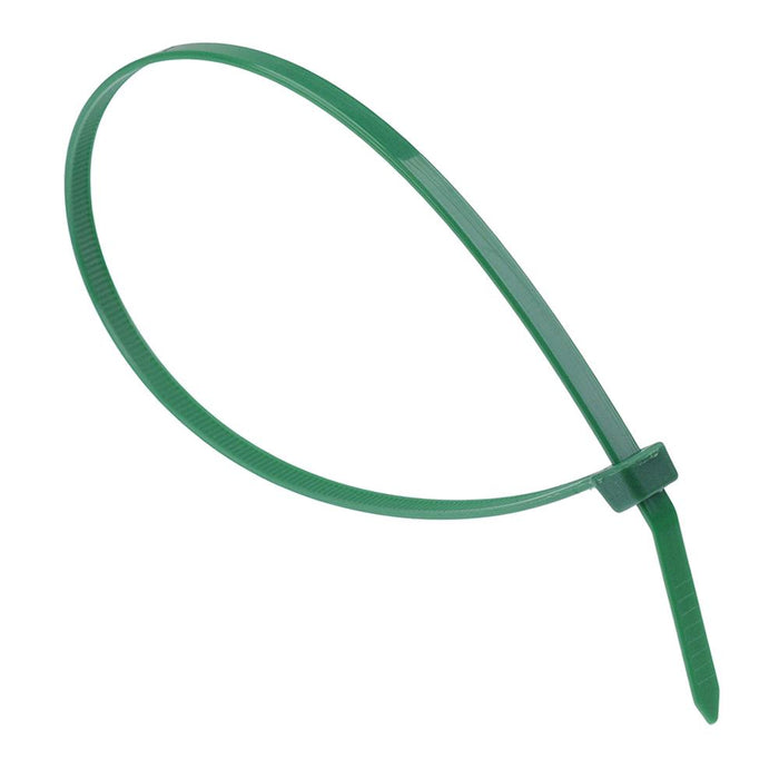 4.8mm x 370mm Green Cable Tie - Pack of 100