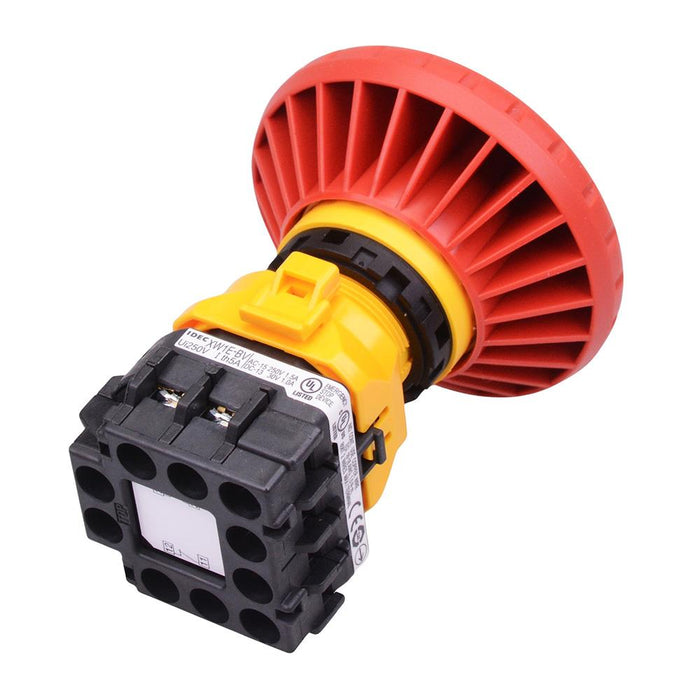 XW1E-BV502MFR 22mm Emergency Stop Switch 60mm Mushroom 2NC IDEC