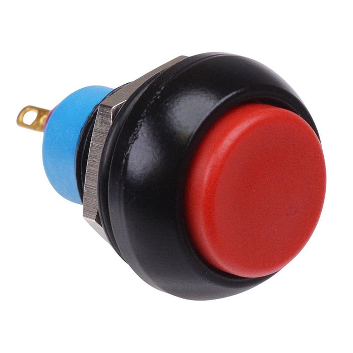 IPP3SAD6 APEM Red Momentary 12mm Push Button Switch Flat Actuator SPST IP67