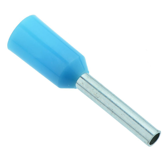 Blue 0.75mm Bootlace Ferrule - Pack of 100