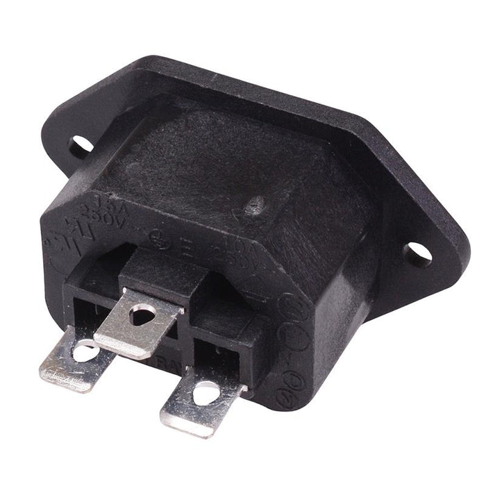 FC68138 Panel Mount IEC C13 Output Socket 6A 250V CLIFF