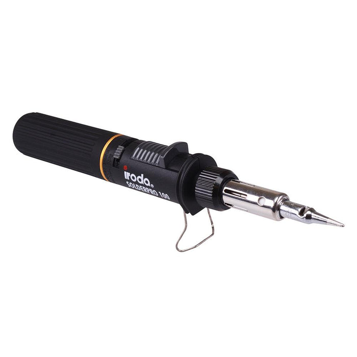 IRODA SolderPro 100K Cordless Butane Gas Soldering Iron 4-In-1 Kit 30-150W