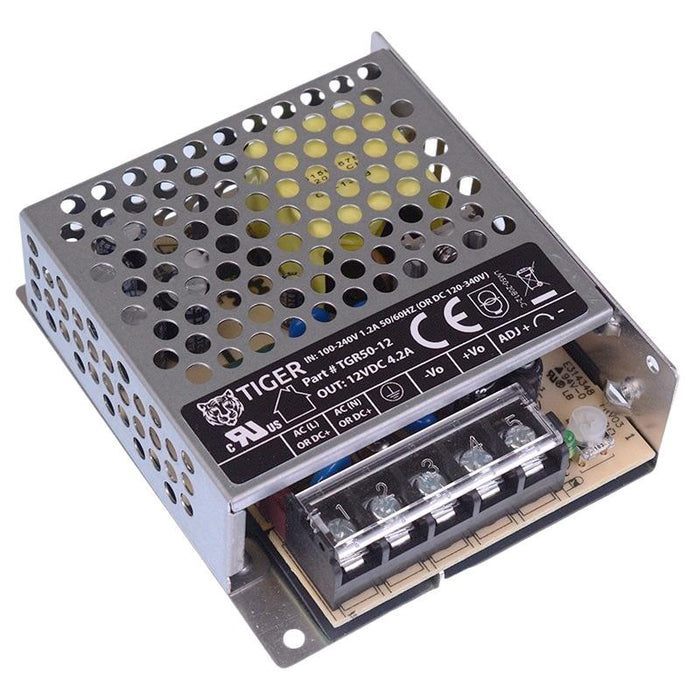 12VDC 4.2A 50W Industrial Enclosed Power Supply