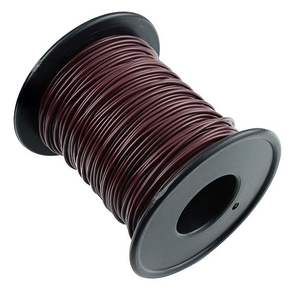 Brown 16/0.2mm Stranded Copper Cable 50M